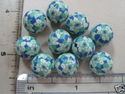 Crafts Ceramic Beads, ancient pattern design 10pcs