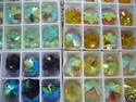 Glass Beads, Shape Crystal Charm Beads, Jewelry 5p