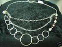 Metal Necklace with Chains, Pendants, Necklace Jew