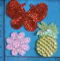 Sequin Applique Patch, Sewing Notions, Crafts Sequ