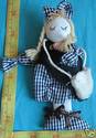 Single Side Flat back Fabric Doll, Sew on Crafts N