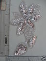 Sequin Applique, Glass Beads Beaded Sew On Appliqu