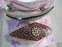 Rhinestone French Clip, Clasps, Barrettes, Acrylic