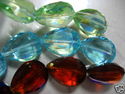 Glass Beads Crafts Drop Shape 15mm Glass Beads 3st