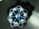 Rhinestone Pony Tail Holder Hair Band Scrunchies