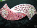 Rhinestone French Clip, Clasp, Barrettes, Acrylic 