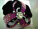 Rhinestone Pony Tail Holder Hair Band Scrunchies 2