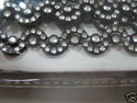 Rhinestone Trimming Sew on with Plastic cup base