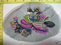 Sew On Crochet Patch, Flower Applique With Mesh Ba