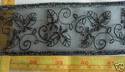Sew on Organza Mesh w/ EmbroideryTrim Lace 2YD 