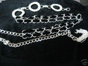 Metal Chain Belts with Rhinestones, Cloth Accessor