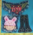 Appliques Embroidery Patch Sew on, Denim Applique 