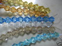 Glass Beads Crafts 6mm Abacus Shape Glass Beads 6s