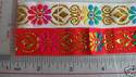 Jacquard Trim Tape with Embroidery, Crafts Sew on 