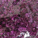 Metal Aluminum Foil Metal 6mm Rose Beads, Charm, 5
