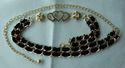 Metal Chain Belts with Rhinestones, Cloth Accessor