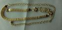 Metal Chain Belts with Rhinestones, Cloth Accessor