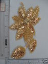 Sequin Applique, Glass Beads Beaded Sew On Appliqu
