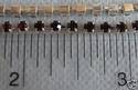 Rhinestone Chain Trim Metal presetting, Single Row