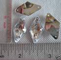 Diamdond Shape Acrylic Stone sewing for Button 25p