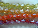 Glass Beads Crafts 8mm Abacus Shape Glass Beads 4s