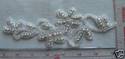 SEQUIN APPLIQUE, SEW ON,GLASS BEADS RHINESTONE PAT
