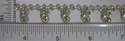 Rhinestone Trimming Sew on with Plastic cup base 1