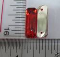 Rectangular Shape Acrylic Stone sewing for Button 