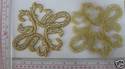 SEQUIN APPLIQUE, SEW ON,GLASS BEADS RHINESTONE PAT