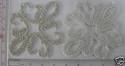 SEQUIN APPLIQUE, SEW ON,GLASS BEADS RHINESTONE PAT