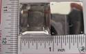 Square Shape Acrylic Stone 25mm Buttons for sewing