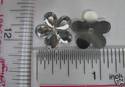 Flower Shape Acrylic Stone sewing for 16mm Button 