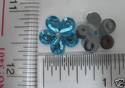Flower Shape Acrylic Stone sewing for 16mm Button 