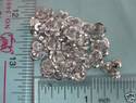 Metal Aluminum Foil Metal 8mm Rose Beads, Charm, 5