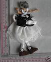 Single Side Flat back Fabric Doll, Sew on Crafts N