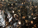 Metal Aluminum Foil Metal 8mm Rose Beads, Charm, 5