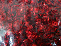 Metal Aluminum Foil Metal 8mm Rose Beads, Charm, 5