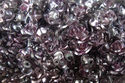 Metal Aluminum Foil Metal 8mm Rose Beads, Charm, 5