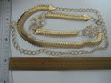 Metal Chain Belts with Rhinestones, Cloth Accessor