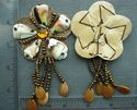 Acrylic Stone Sew on Patch Beaded Applique 2pcs