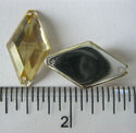 Diamdond Shape Acrylic Stone sewing for Button 25p