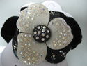 Rhinestone Pony Tail Holder Hair Band Scrunchy Acr