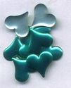 144PCS/1GR Rhinestuds Hot Fix Iron on Heart Shape 