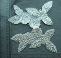 APPLIQUE PATCH IRON/SEW ON,GLASS BEADS RHINESTONE 