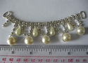 Glass stone Rhinestone Buckles with Plastic Pearl,