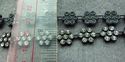 Rhinestone Trimming Sew on with Plastic cup base 1
