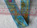 Jacquard Trim Tape with Embroidery, Crafts Sew on 