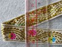 Jacquard Trim Tape with Embroidery, Crafts Sew on 