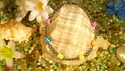 Woven Neon Rainbow and White Paper Bead Bracelet