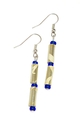 Antiqued White and Silver Paper Bead Stretch Brace